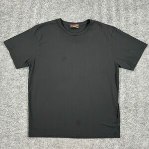 Fusaro Napoli Performance T Shirt Mens 3XL Black Athletic Stretch Italy Casual